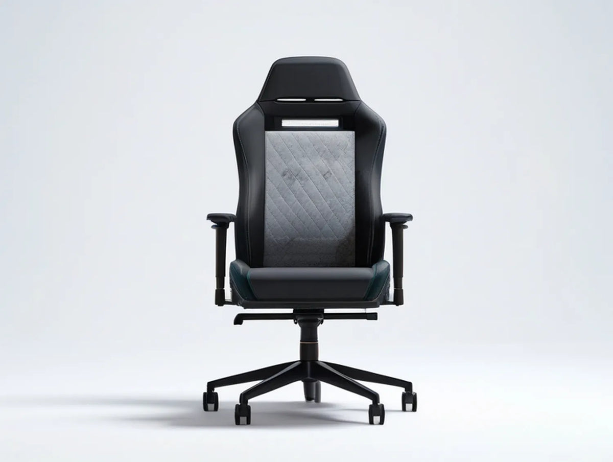 Ergonomic High-Back Gaming Chair, Black/Gray, 68 x 68 x 118-128 cm