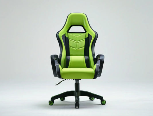 Green and Black High-Back Racing Style Gaming Chair, 68 x 68 x 112-122 cm